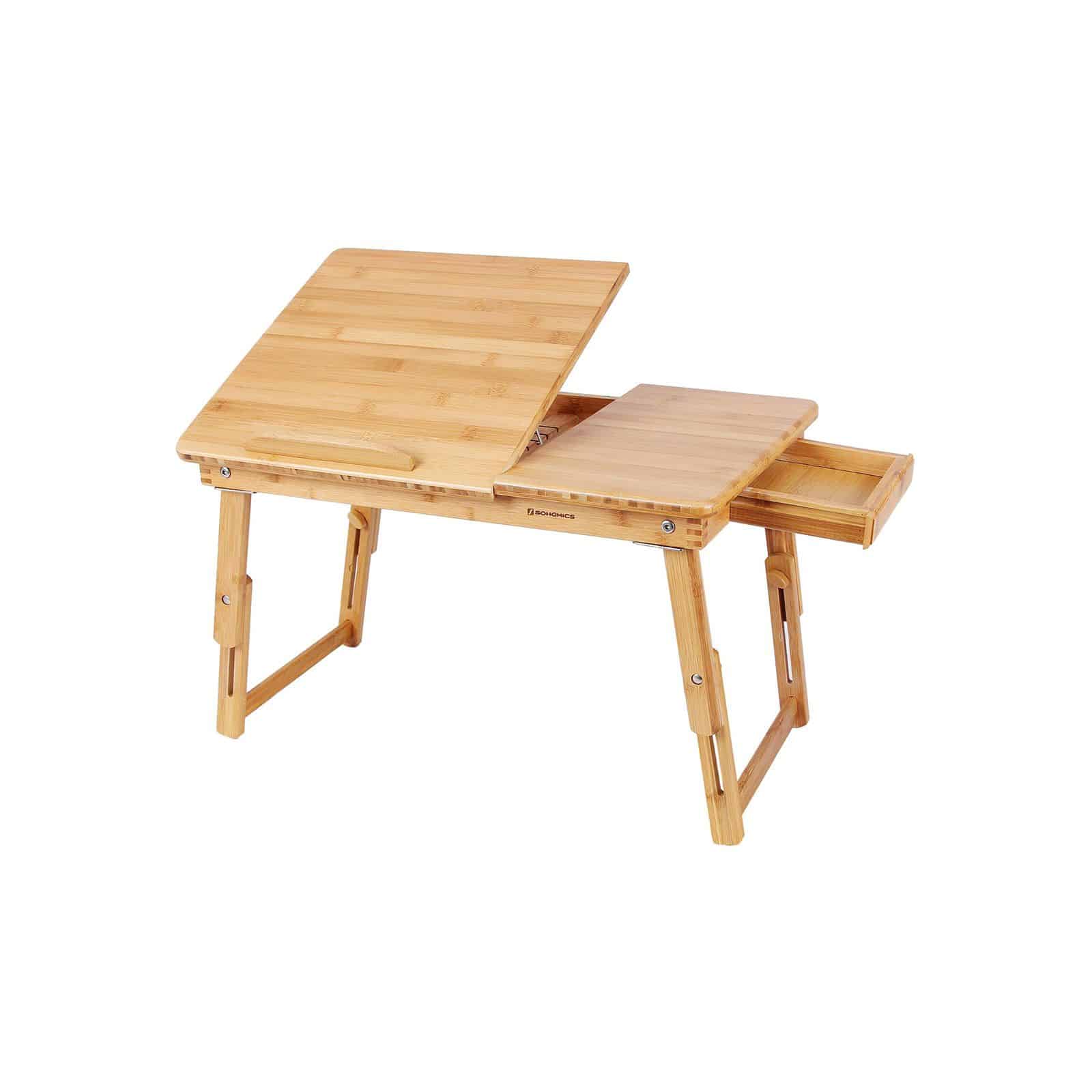 Sülearvuti laud väike bambus reguleeritav