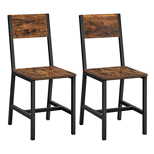 Söögitoa toolid 2tk vintage pruun must