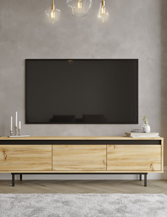 TV alus 160 cm helepruun