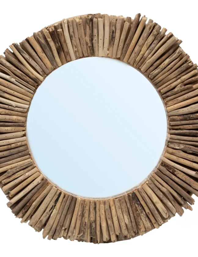 Ümmargune peegel Bazar Bizar 61 cm triivpuu