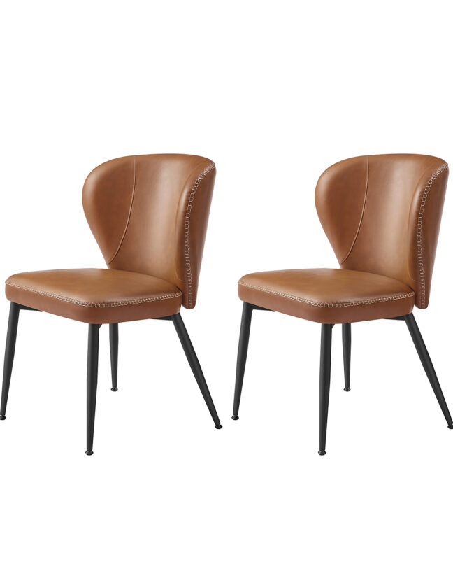 Söögitoa toolid 2 tk 55x52x81 cm pruun